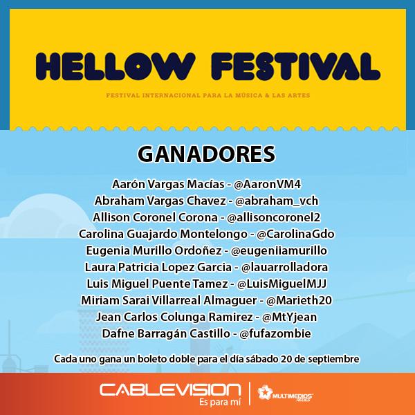 CABLEVISION on Twitter "HellowCablevision ¡Ellos son los ganadores