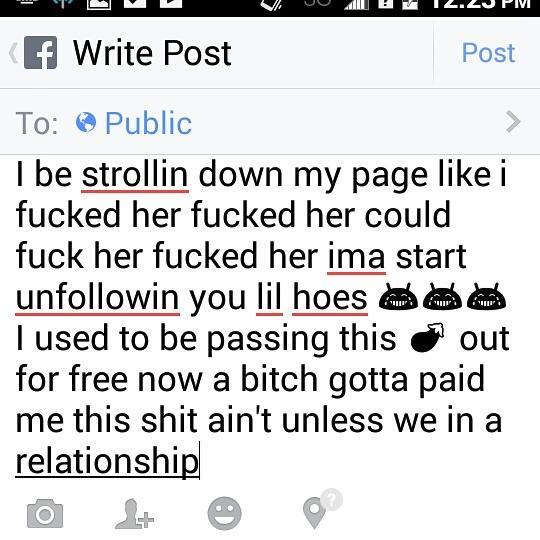 prince079chris's tweet photo. 😂😂😂 this dick ain't free http://t.co/s3xMdeOHsV