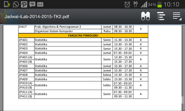 2PA04_13's tweet photo. Selamat tengah malem yaaa hehe. Nih mimin mau kasih tau jadwal praktikum doang kok, yang mulainya tgl 13Okt2014:) http://t.co/jZsuX939TG