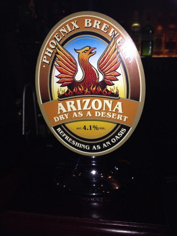 The #arizona by <a href="/PhoenixBrewery_/">PhoenixBrewery</a> is going down a treat. Grab one and catch the #football at <a href="/TheRavenGlasgow/">The Raven Glasgow</a> x