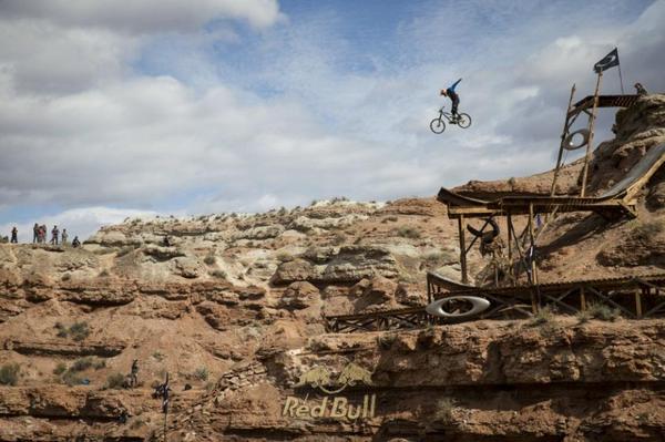 redbull's tweet photo. Wild Whips and Racing Tricks on Road to #Rampage http://t.co/wQlUat9q5H http://t.co/pW6TrPkHcX