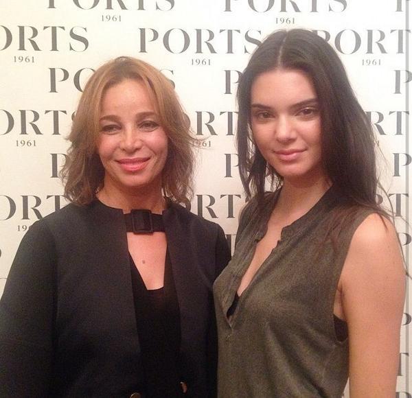 KarJennerDaily's tweet photo. Kendall &amp; Ports 1961's creative director Fiona Cibani backstage at the Ports 1961 SS15 show #MFW http://t.co/8Z2Cmi3M1H