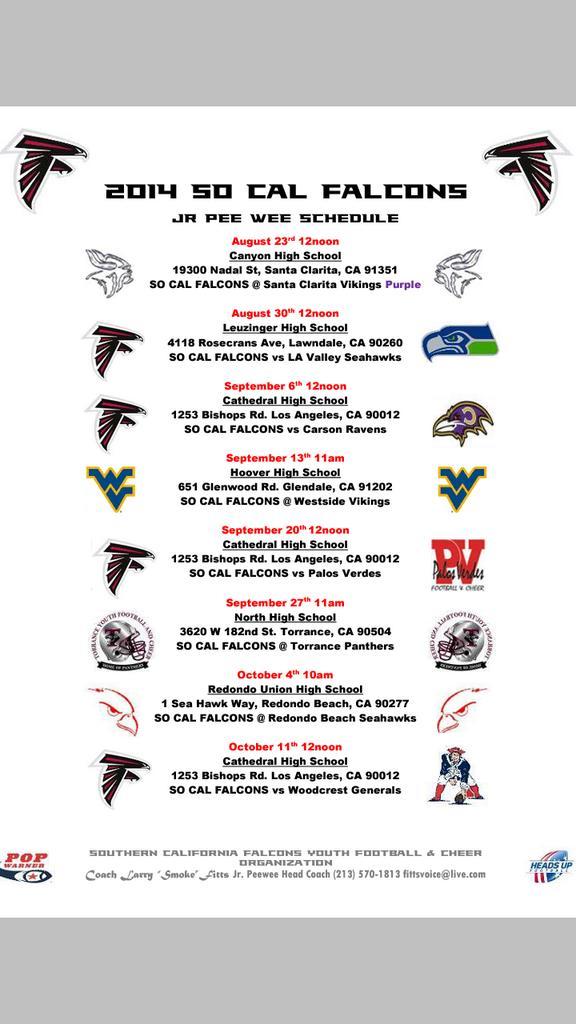 SoCalFalcons tweet picture
