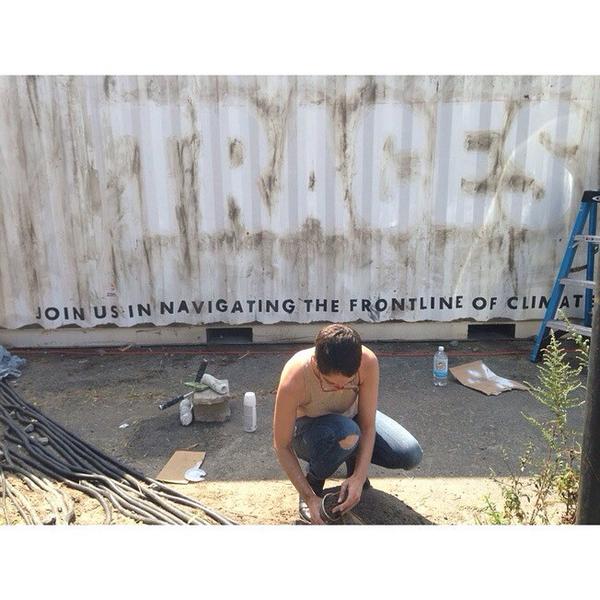 ChinaFile's tweet photo. Install of "Traces" by Public Works Collaborative at @photovillenyc with @MagnumFND. Photo by @yancongjourn. http://t.co/E0c0CUOdIN