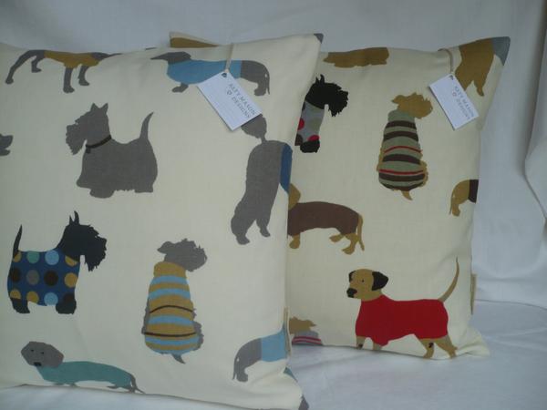 katymason32's tweet photo. #cushions #dogs 16.5"sq, feather inner £18+pp #handmade #eventshare to order visit http://t.co/OIPIZ8l7QH http://t.co/l6Nfxb8Vi9
