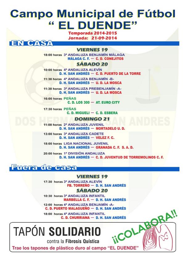 Esto son los horarios de este fin de semana