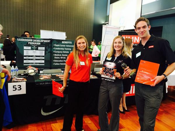 Booth 53 is the place to be <a href="/SJSU/">San José State University</a>  @SJSUCareerCntr #leadershipdevelopment #sales #jobs
