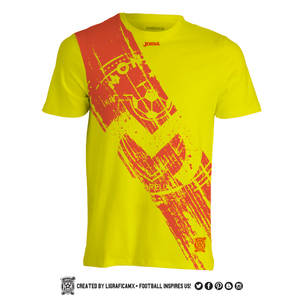 LigraficaMX's tweet photo. Prototipo Playera Aficionado #MadeInMorelia @FuerzaMonarca • @LIGABancomerMX #Emociónate • @JomaSport http://t.co/6yDKqyZhHm