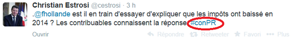 JEANRENELAGET's tweet photo. On ne saura jamais dans quel sens Cricri l'entendait... (Enfin, le CM hein...) #UMP #UMP06 http://t.co/HEXi8cXaQV