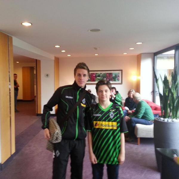 reinerbaba's tweet image. Ich mit Patrick Hermann  in Mönchengladbach :)