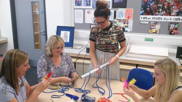 CreateWalbottle's tweet photo. Great fun tonight with 'Create' teachers whilst we consider what makes a 'model student' @walbottlecampus http://t.co/vKTGDgj2QO