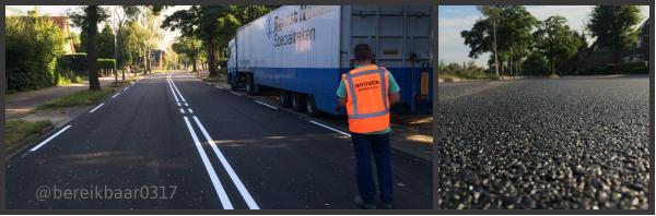 Bereikbaar0317's tweet photo. Vandaag geluid reducerend asfalt aangebracht op de #Diedenweg. Morgen rood asfalt tbv fietspaden. #Wageningen http://t.co/QHtLZ4TBWY