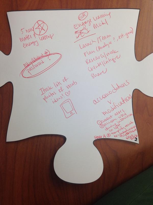 lauraamlin's tweet photo. @KeirBurke This is my Staar A version of the puzzle. :).  Great ideas today! Will share with my team. http://t.co/aMidvOa8K9