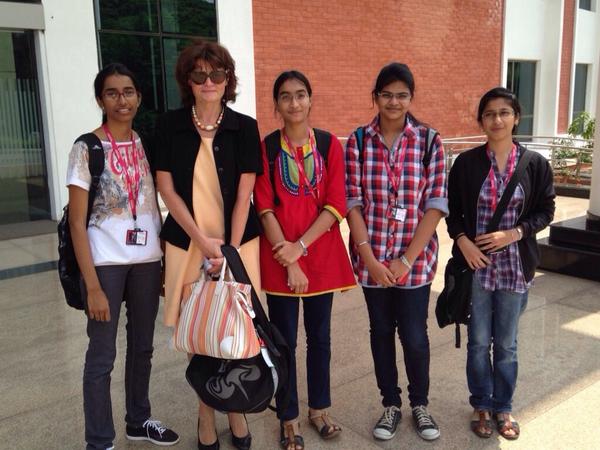 C_Cripps's tweet photo. #Friday Follow us for Part 2 of the inaugural events of #MahindraEcoleCentrale. @StudyatMEC  #India @centraleparis http://t.co/w1CXWG8CyY
