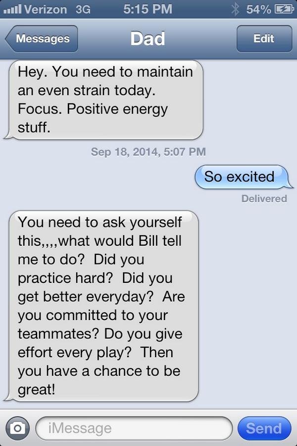 kait_long's tweet photo. Gameday pep talk from #TedLong. #GoCats #BeatAuburn http://t.co/yuKmHBnoNU