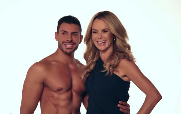 #TBT Little behind the scenes shot from the #OykosHunks shoot with <a href="/Amanda_Holden/">Amanda Holden</a> 😘
