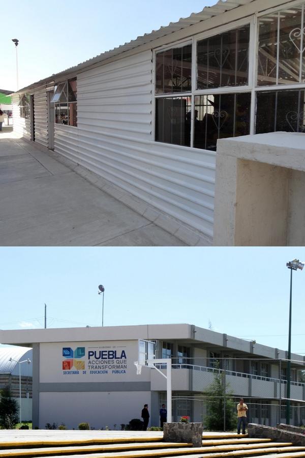 RafaMorenoValle's tweet photo. Con la rehabilitación integral del #CEMEY, brindamos espacios de calidad a sus 3,285 alumnos. #Puebla http://t.co/EKjfkm9ki8