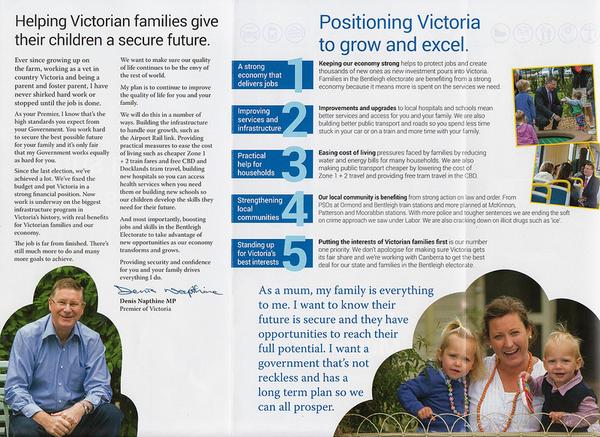 danielbowen's tweet photo. Govt flyer sent to #Bentleigh voters missing any mention of biggest project: #EWLink http://t.co/NENs7hbx5n #SpringSt http://t.co/W6rVeMPLs9