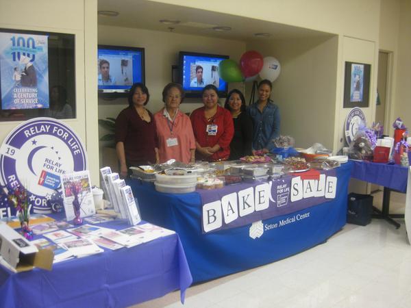#TBT Our annual #RelayForLife Bake Sale at <a href="/SetonMedicalCtr/">Seton Medical Center</a> - this one in 2013! #dcrelay #dalycity