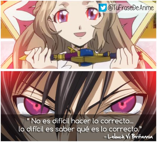 647 curtidas, 4 comentários - FRASES DE ANIMES 合 (@animefrasex) no  Instagram: “Anime: Code Geass F…