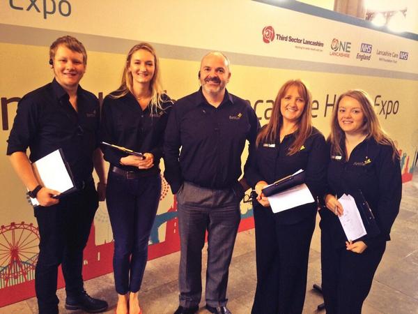 FettleEvents's tweet photo. Great job at @LancsExpo by Aileen @rachaelmnorris @samparker92 @AdamFettlePR @rosannahosanna And lovely new shirts! http://t.co/42CzOJ4ZoD