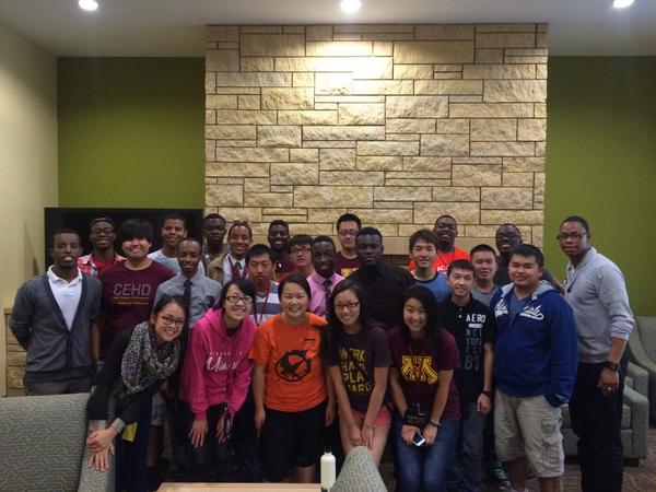 Delonte_LeFlore's tweet photo. U of M Huntley House and
Tsev Hmoob - Hmong House students #UMNHRL #Live17th http://t.co/CMIDt3fywq