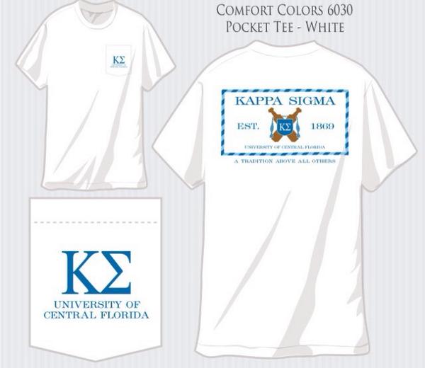 KappaSigUCF's tweet photo. Ladies! $15 in short sleeve or $18 in long sleeve. Contact any Kappa Sig brother about ordering one! http://t.co/tq0wXCyCfC