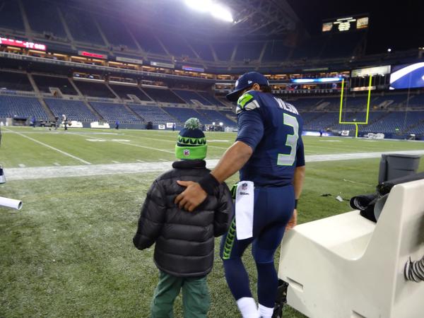 Make-A-Wish AK & WA (@makeawishakwa) on Twitter photo .<a href="/DangeRussWilson/">Russell Wilson</a> Thank you so much for making Brayden fee like the most important boy in the world. .<a href="/DangeRussWilson/">Russell Wilson</a> Thank you so much for making Brayden fee like the most important boy in the world.