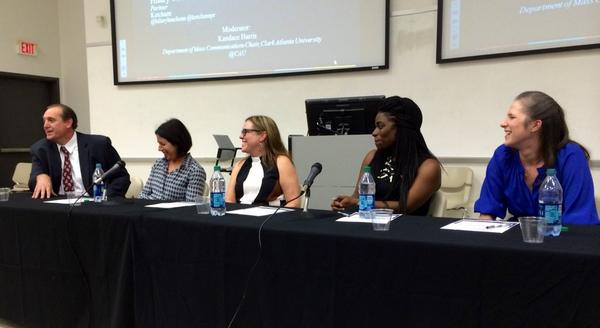 PRCouncil's tweet photo. A great panel of members in Atlanta talks influence, big data, visual storytelling. #PRTakeflight http://t.co/jjY47GvRlt