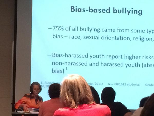 JeffCoCPC's tweet image. Rhonda Thomason focuses on school-based harassment based on bias.