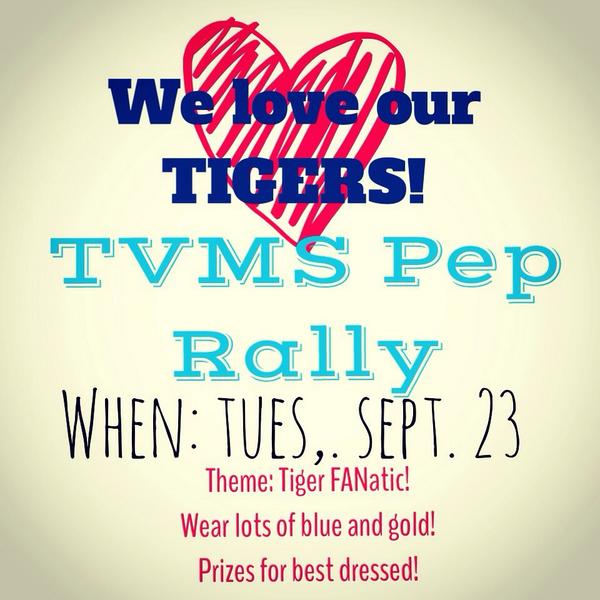 TerraVistaFISD's tweet photo. TVMS teachers and students...get out your best Frenship gear and show that you're a Tiger FANatic! http://t.co/SYNCK6rbaa