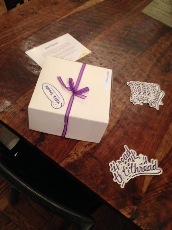 ThreadCampus's tweet photo. We hope that all of @txpanhellenic enjoyed their box of treats from @tiffstreats today. See you all at #ThreadLaunch http://t.co/1rz2Wr8W5b