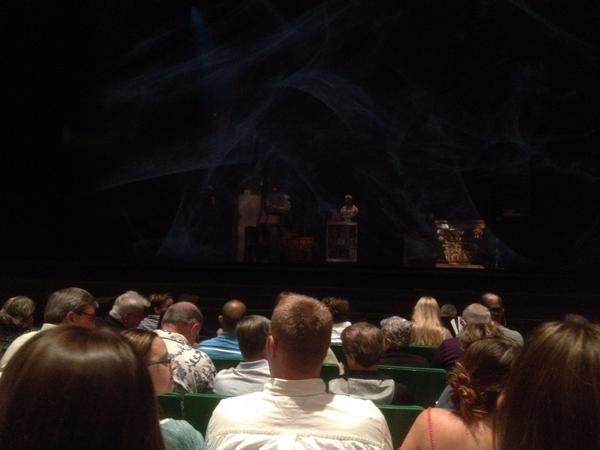 Fifth row at Phantom of the Opera production #happywifehappylife