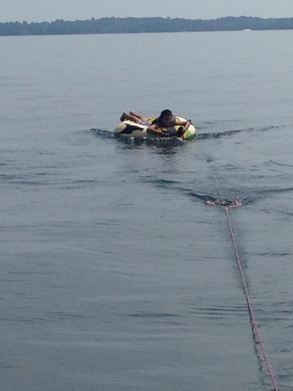 @AlanaRacioppa  <a href="/mrsapia_teach/">JS</a>  this is Bryant tubing "in the ominous dark lake" Wow impressive. Great memories. Tx!!