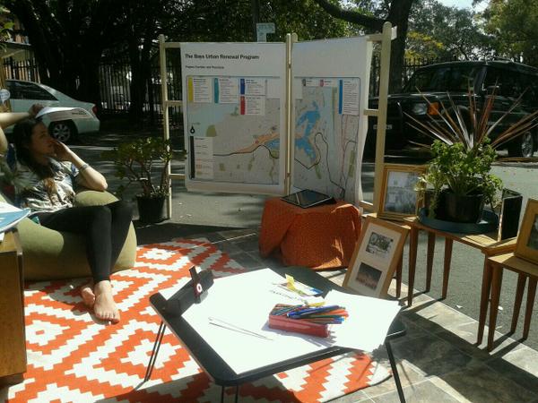 More of our #parkingday lounge
