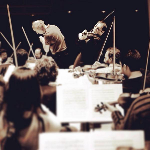 MiamiSymphony's tweet photo. @EduardoMarturet @DanielAndai captured in rehearsal. #tbt #2011 @ArshtCenter http://t.co/Si716lQLIf