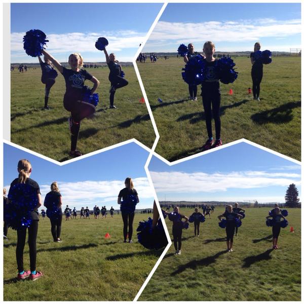 Ocelot game squad cheering at this weeks home game!  So proud of these girls.