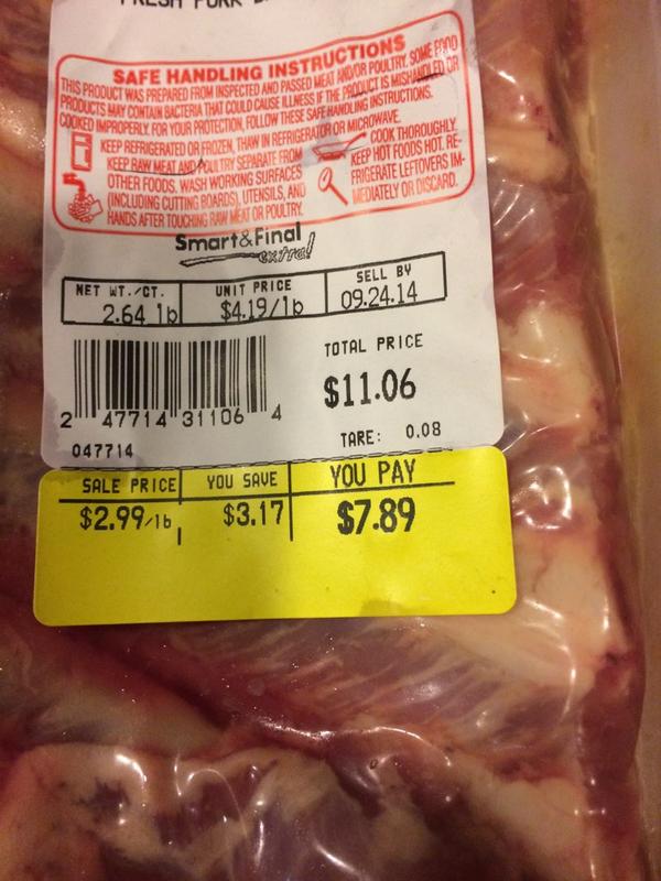 FrankysLists's tweet photo. Great price on racks of baby backs! #ribweek http://t.co/CDCzMk5W1P