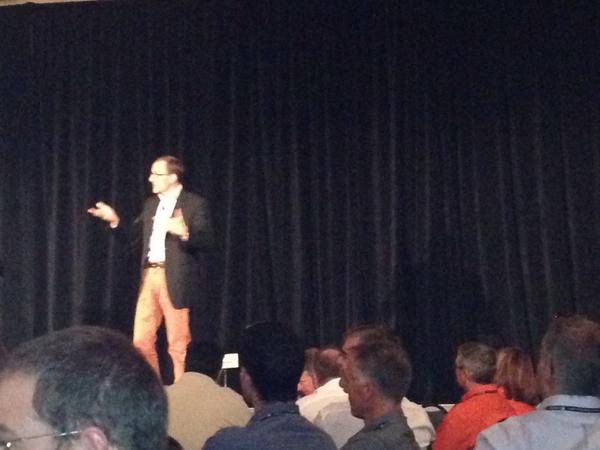 swiftconference's tweet photo. How does the boss get bad news? Sidney Dekker talks about safety to the SWIFT crowd http://t.co/18tlamJsNZ