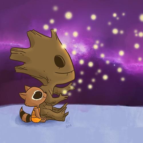 JulzHendricks's tweet image. This is the most perfect thing I have seen. #Groot #RocketRaccoon