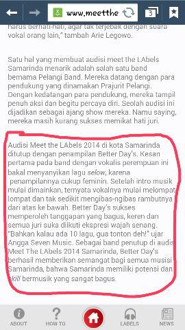 Michocaster's tweet photo. Puji tuhan Better day's bwa pengaruh buat musisi samarinda http://t.co/aAzMJE3s9Z