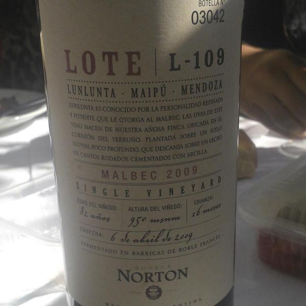 #BonusTrack a los Malbec de esta tarde, este Tremendo exponente de la "old school" de Lunlunta. 97 Suckling, respect