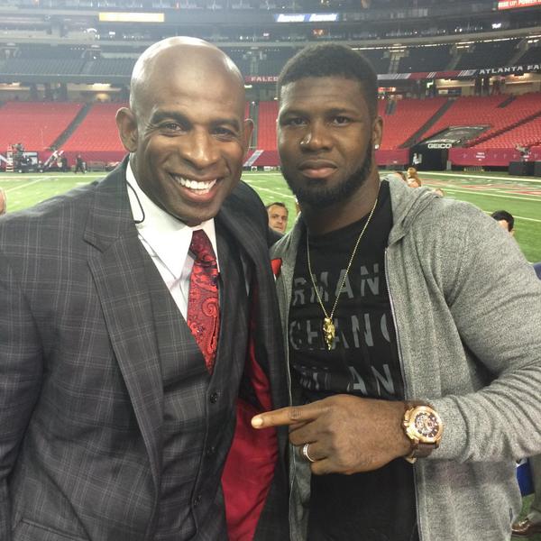DeionSanders's tweet photo. I love this man @D_Hest23 to Life! He's a Great father,husband,friend,teammate,son and athlete. He's the Best! #Truth http://t.co/5yKOeqXCPR