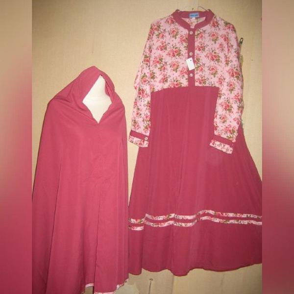 huriyahpartII's tweet photo. ready 1 set. harga 235 rb, gamis umbrella. bergo panjang, bahan wolvish. ready S-XL. order : 7B8BEEE3 / 089638642426 http://t.co/HnHdeAnz6T