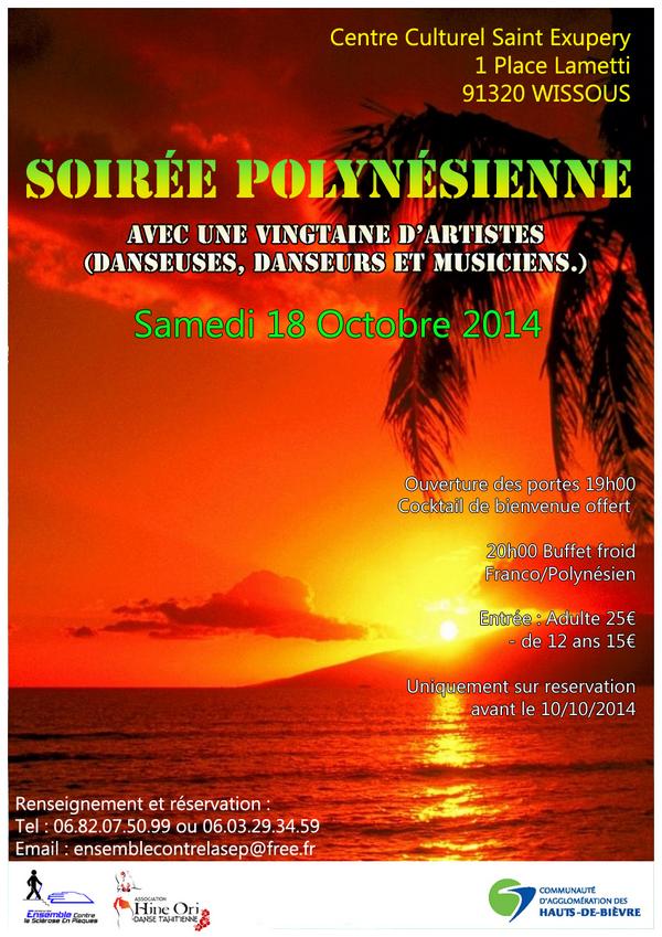 ecsep's tweet photo. Le samedi 18 octobre, l'asso Ensemble Contre La Sclérose En Plaques organise une grande soirée Polynésienne. http://t.co/cL22F1jhU5