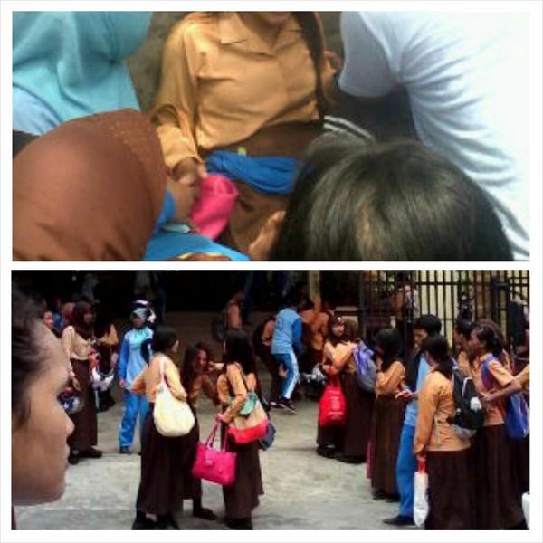 IklanBalikpapan's tweet photo. Setelah 3 hari di SMK 3, kini giliran SMK 4 yang bersebelahan mengalami kesurupan masal Pukul 10.00 WITA #sikonbpp http://t.co/4tM7nCVtQr