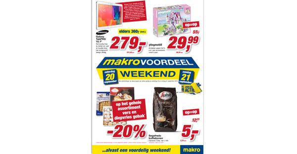 MakroNederland's tweet photo. #MakroVoordeelWeekend! Waanzinnige #aanbiedingen alleen geldig op zaterdag en zondag. #Makro http://t.co/aog1ypmE5k http://t.co/1LLJCZF2kK