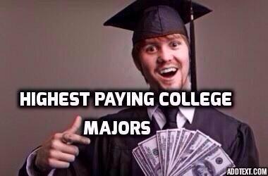 Want to make a ton of money right out of college? Here are the 10 highest paying majors: trend-pop.com/bestdegrees