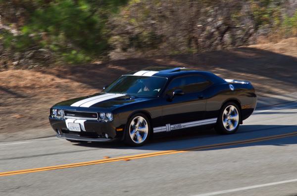 Dodge Challenger R/T on the back roads of Los Angeles running the legendary Mulholland Snake. ♦  #DodgeChallenger