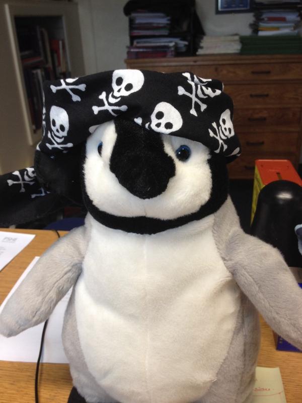 KDHSHist's tweet photo. #Stolypin celebrating international Talk Like a #PirateDay #history #pirateselfie http://t.co/CUdDZDQYYq